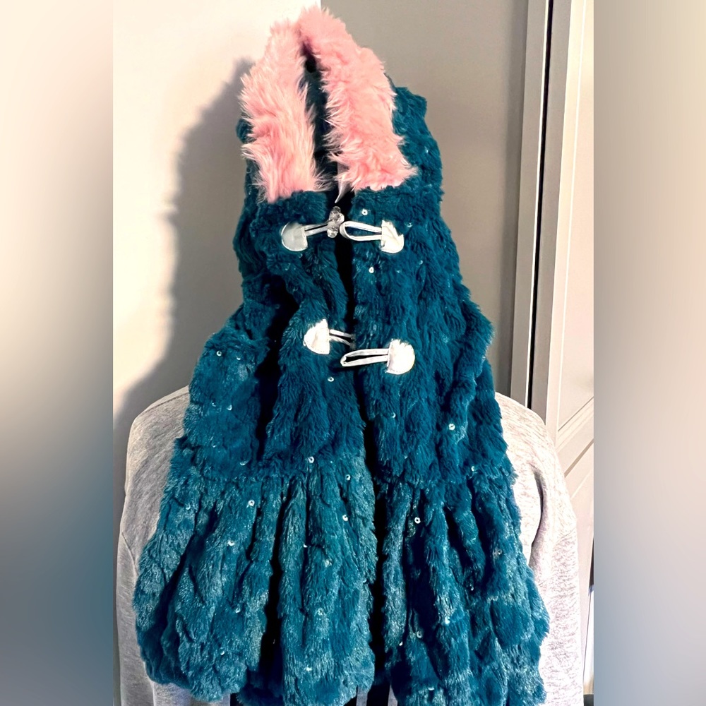 Little Lass Toddler Girls Faux Fur Vest